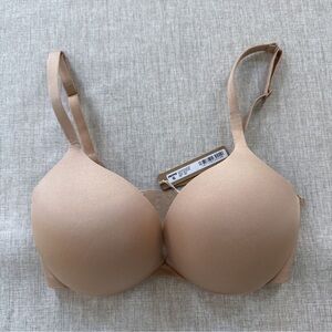 SKIMS Kim K. Ultimate Collection #B4 Push Up Plunge Bra BR-UWR-9214 sand 36A
